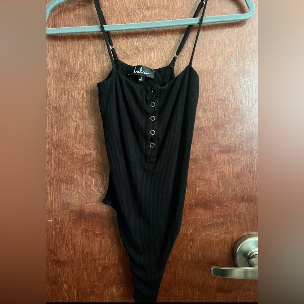 Lulus Black Bodysuit
